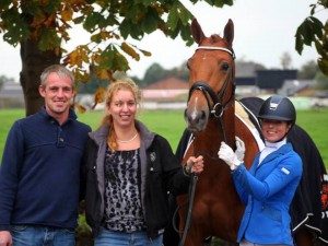 Trotse fokkers en eigenaren Eva en Koen